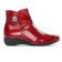 boots rouge vernis mode femme automne hiver vue 2