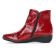 boots rouge vernis mode femme automne hiver vue 3