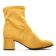 boots talon jaune mode femme automne hiver vue 2