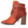 boots talon marron orange mode femme automne hiver vue 3