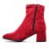 boots talon rouge rose mode femme automne hiver vue 3