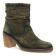 boots talon vert kaki mode femme automne hiver vue 1