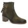 boots vert kaki mode femme automne hiver vue 1