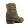 boots vert kaki mode femme automne hiver vue 7