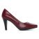 escarpins confort bordeaux mode femme automne hiver vue 2