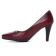escarpins confort bordeaux mode femme automne hiver vue 3