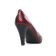 escarpins confort bordeaux mode femme automne hiver vue 7