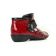 low boots rouge mode femme automne hiver vue 7