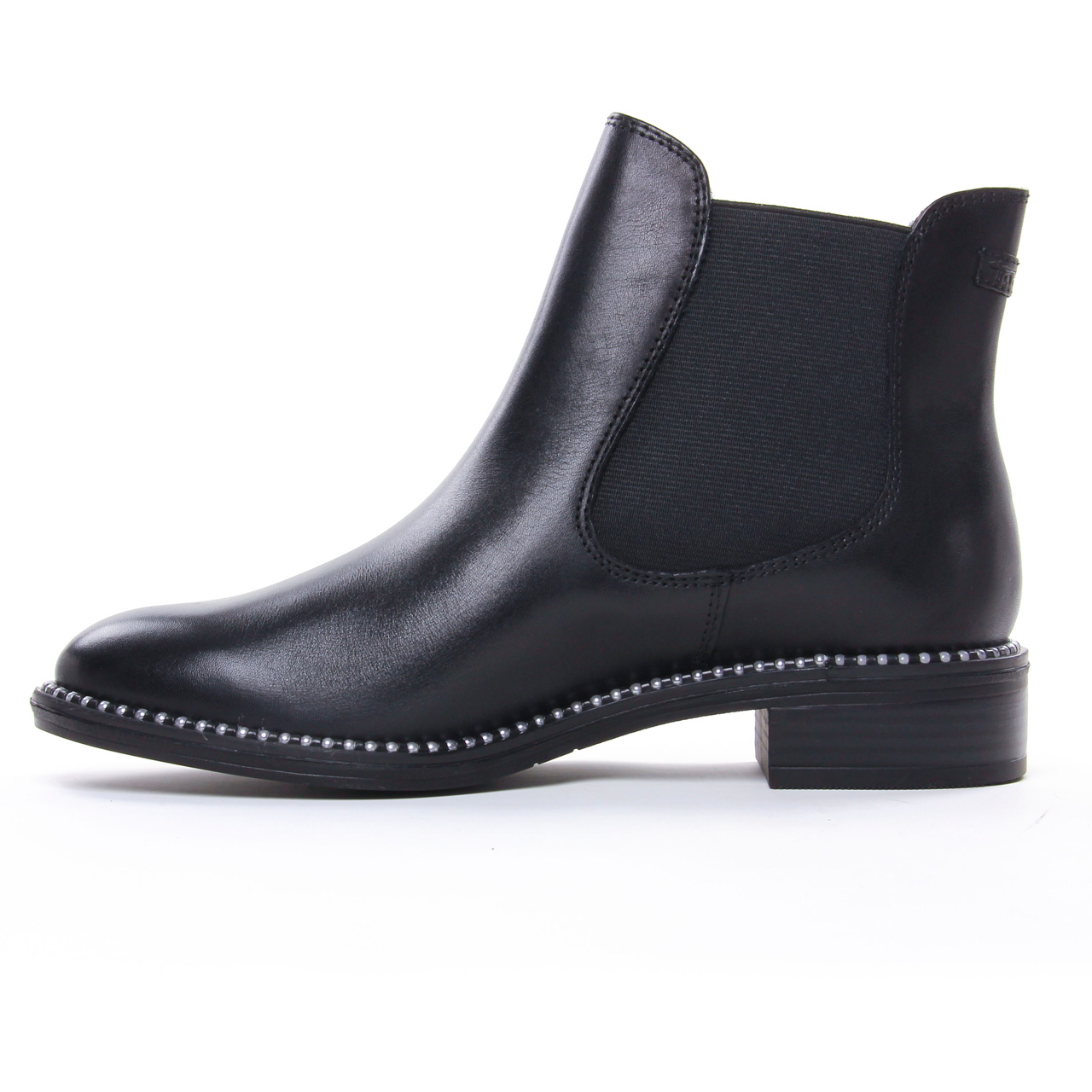 Tamaris 1-1-25042-25 - Stivaletto Donna In Pelle Con Tacco A Blocco 4 Cm - Comodo E Alla Moda