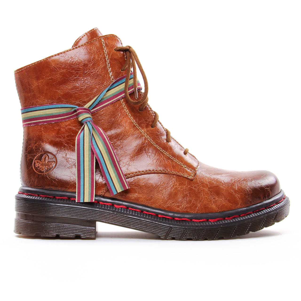 Bottines Classiques Rieker Pour Femme - Cuir Synthétique, Talon 4.2 Cm, Tige 15 Cm