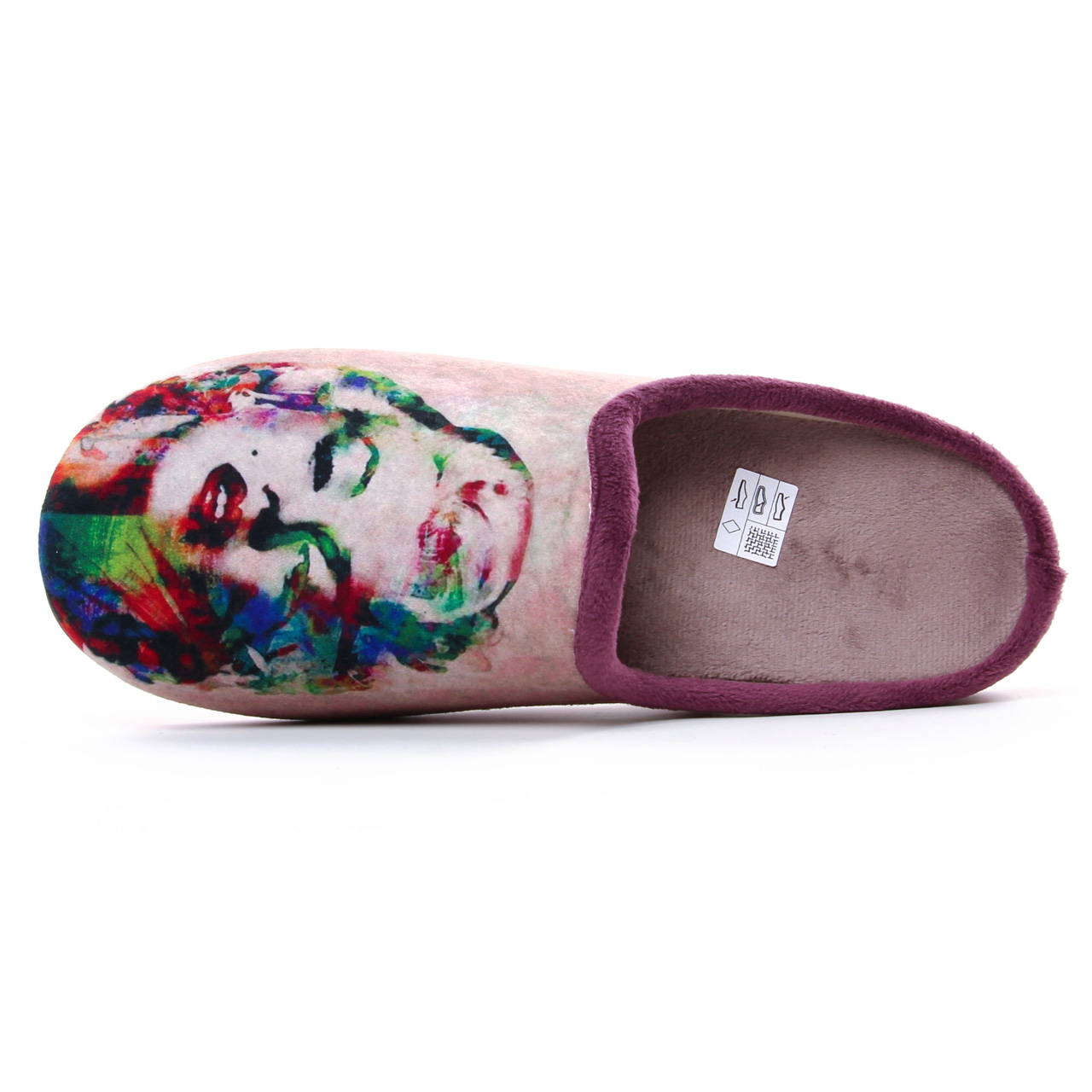 chaussons cuir rose et chocolat