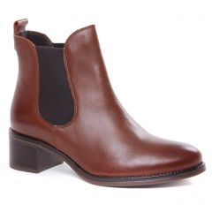 Chaussures femme hiver 2020 - boots élastiquées Scarlatine marron
