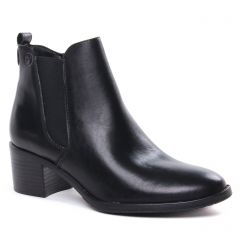 Chaussures femme hiver 2020 - boots élastiquées tamaris noir