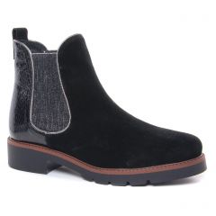 Chaussures femme hiver 2020 - boots élastiquées Scarlatine noir velours