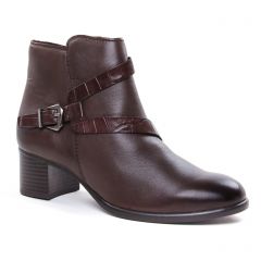 boots-jodhpur marron: même style de chaussures en ligne pour femmes que les Tamaris