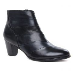 boots-talon noir bleu marine: même style de chaussures en ligne pour femmes que les Tamaris
