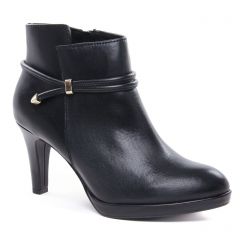 Chaussures femme hiver 2020 - boots talon marco tozzi noir