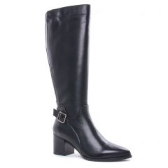 Chaussures femme hiver 2020 - bottes talon scarlatine noir