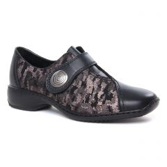 Rieker L3870-01 Schwarz : chaussures dans la même tendance femme (derbys noir) et disponibles à la vente en ligne 