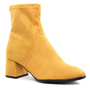 Chaussures femme hiver 2020 - boots talon tamaris jaune