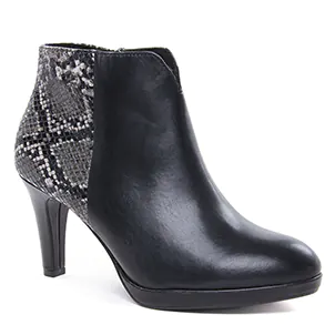 Chaussures femme hiver 2020 - low boots marco tozzi noir