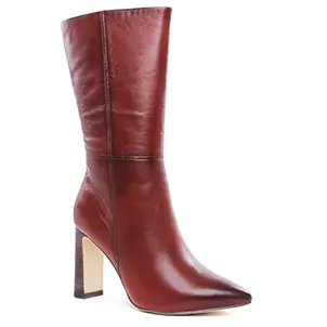 Chaussures femme hiver 2020 - mi-bottes tamaris marron