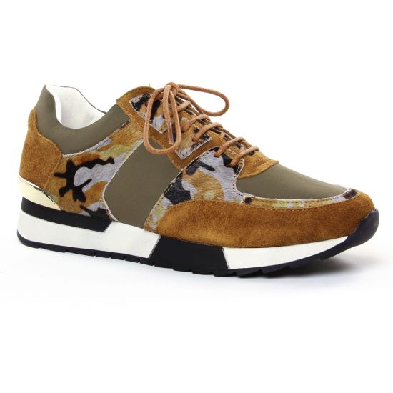 Tennis Et Baskets Mode Emilie Karston Sinix Camel, vue principale de la chaussure femme