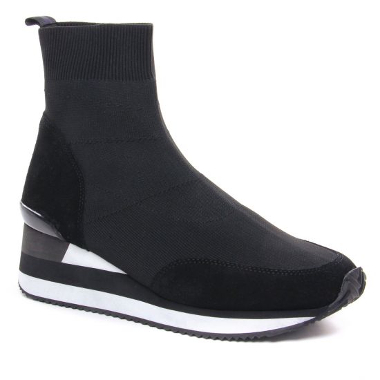 Tennis Et Baskets Mode Emilie Karston Slok Noir, vue principale de la chaussure femme