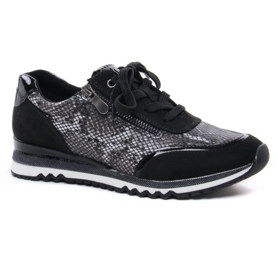 Tennis Et Baskets Mode Marco Tozzi 23713 Black Comb, vue principale de la chaussure femme