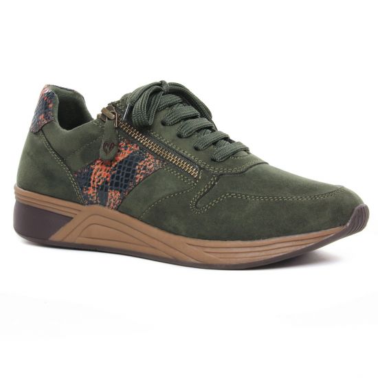 Tennis Et Baskets Mode Marco Tozzi 23774 Kaki (Vegan), vue principale de la chaussure femme
