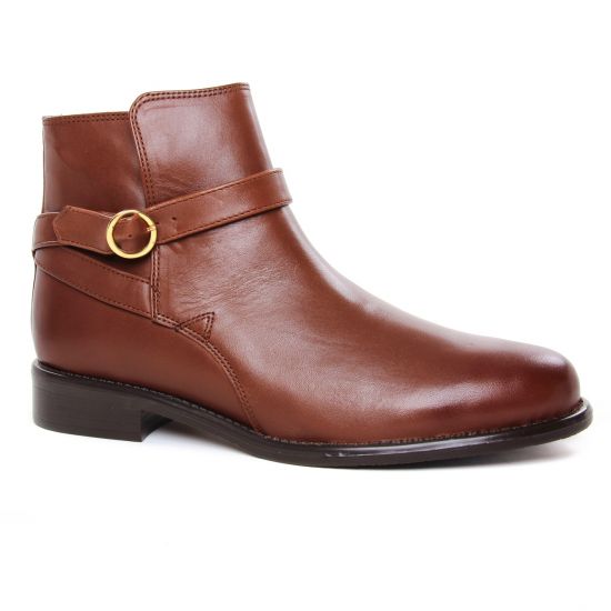 Bottines Et Boots Scarlatine 99327 A Cognac, vue principale de la chaussure femme