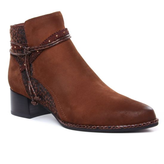 Bottines Et Boots Fugitive Banks 2 Brown Gold, vue principale de la chaussure femme