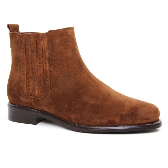 Bottines Et Boots Scarlatine 99223 D Tabacco, vue principale de la chaussure femme