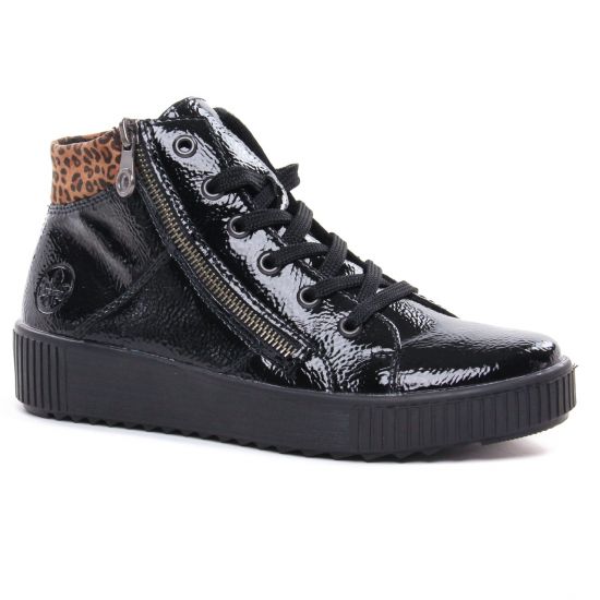 Tennis Et Baskets Mode Rieker M6434-01 Black, vue principale de la chaussure femme