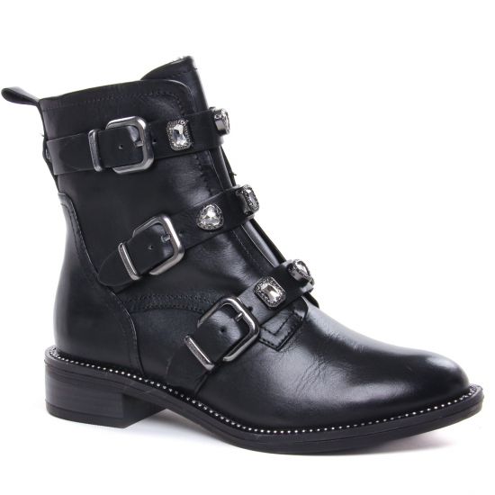 Bottines Et Boots Tamaris 25415 Black Crystal, vue principale de la chaussure femme