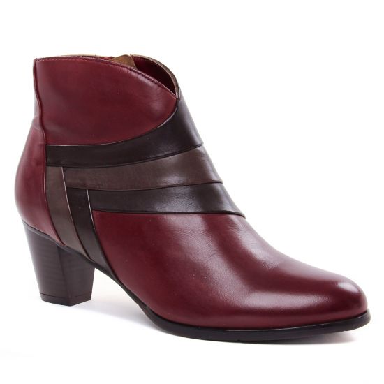 Bottines Et Boots Regarde Le Ciel Sonia-78 Sangria, vue principale de la chaussure femme