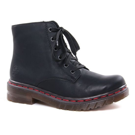 Bottines Et Boots Rieker 76240-00 Noir, vue principale de la chaussure femme