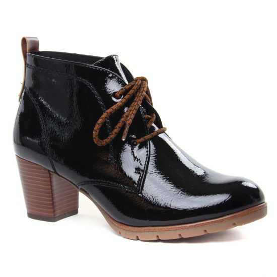 Bottines Et Boots Marco Tozzi 25109 Black Pat Comb, vue principale de la chaussure femme