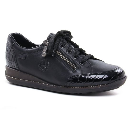 Tennis Et Baskets Mode Rieker 44201-00 Schwarz, vue principale de la chaussure femme
