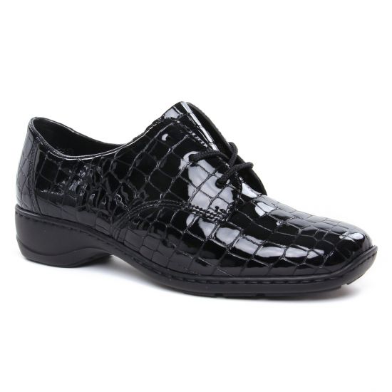 Chaussures À Lacets Rieker 58310-00 Schwarz, vue principale de la chaussure femme