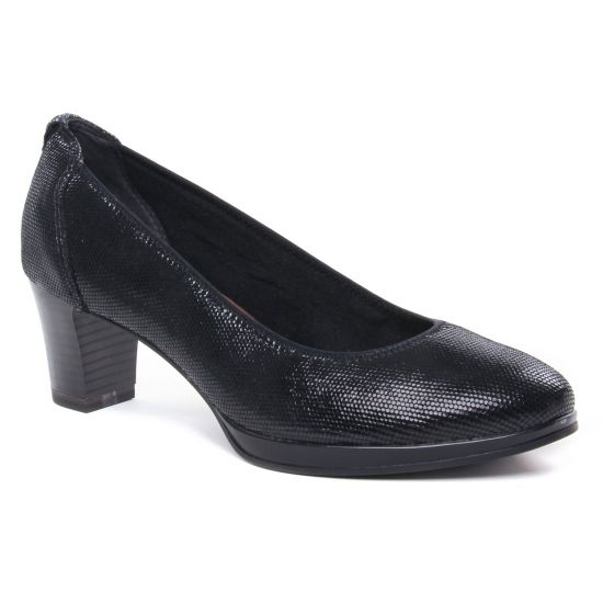 Escarpins Tamaris 22446 Black Struct, vue principale de la chaussure femme