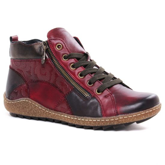 Tennis Et Baskets Mode Remonte R4790-35 Vino, vue principale de la chaussure femme