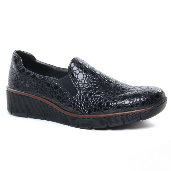Mocassins Rieker 53766-45 Granit, vue principale de la chaussure femme