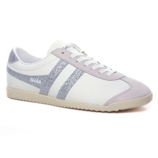 Tennis Et Baskets Mode Gola Bullet Glitter White, vue principale de la chaussure femme