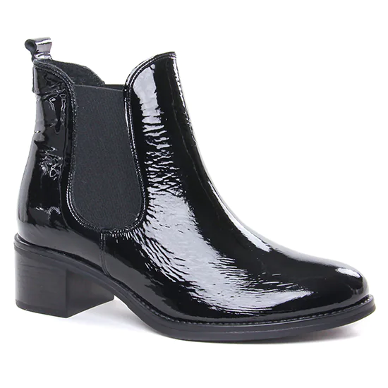 Bottines Et Boots Scarlatine 99120 Bv Vernis Noir, vue principale de la chaussure femme
