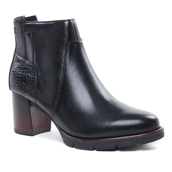 Bottines Et Boots Tamaris 25398 Black Comb, vue principale de la chaussure femme