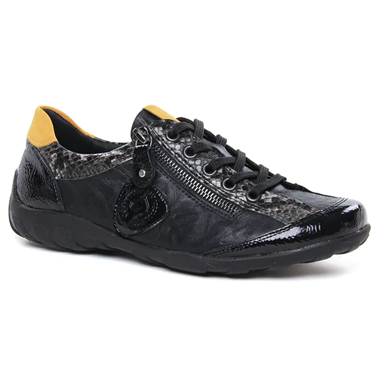 Chaussures À Lacets Remonte R3415-02 Black, vue principale de la chaussure femme