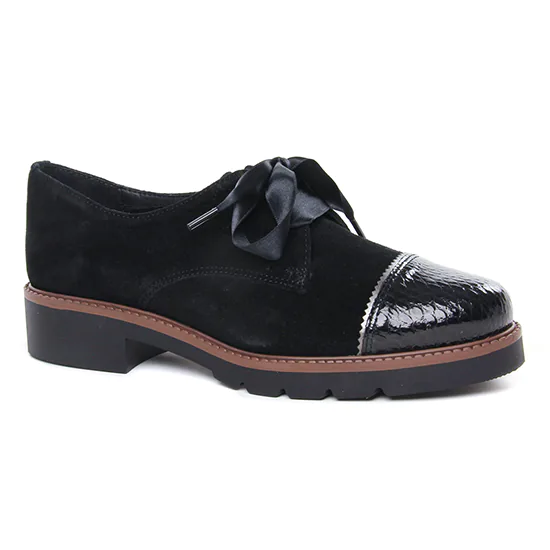 Chaussures À Lacets Scarlatine 9411Zc Noir, vue principale de la chaussure femme