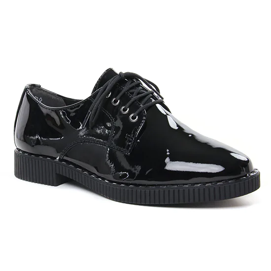 Chaussures À Lacets Tamaris 23205 Black Patent, vue principale de la chaussure femme