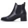boots élastiquées noir mode femme automne hiver vue 3